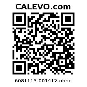 Calevo.com Preisschild 6081115-001412-ohne