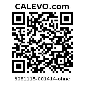 Calevo.com Preisschild 6081115-001414-ohne
